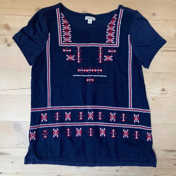 Lucky Brand Embroidered Top - Picture 1 of 3